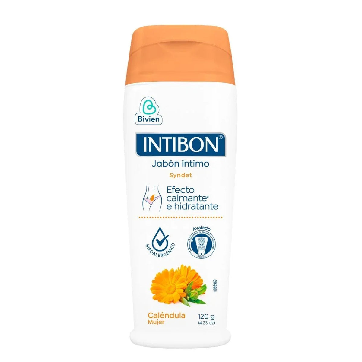 Jabón íntimo Intibon caléndula mujer - 120 gr