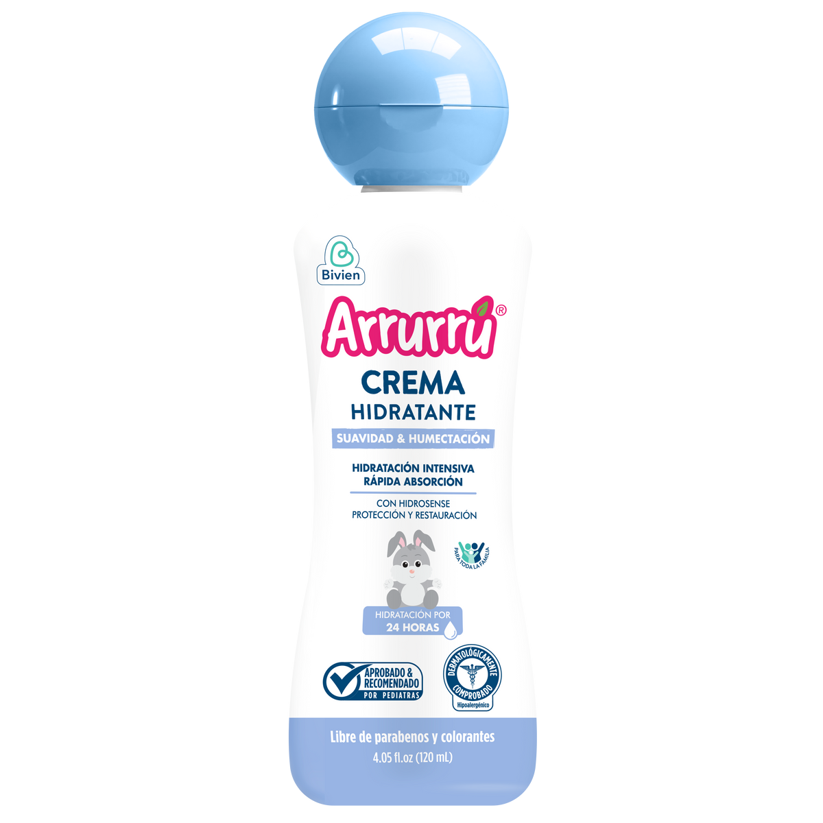 Crema Hidratante Suavidad & Humectación Arrurrú - 120 ml