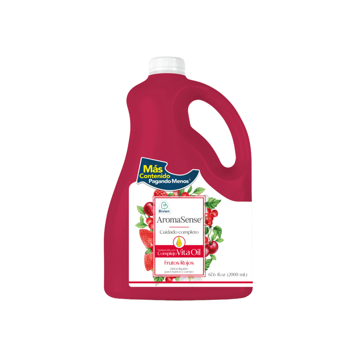 Jabón líquido Aromasense frutos rojos - 2 litros