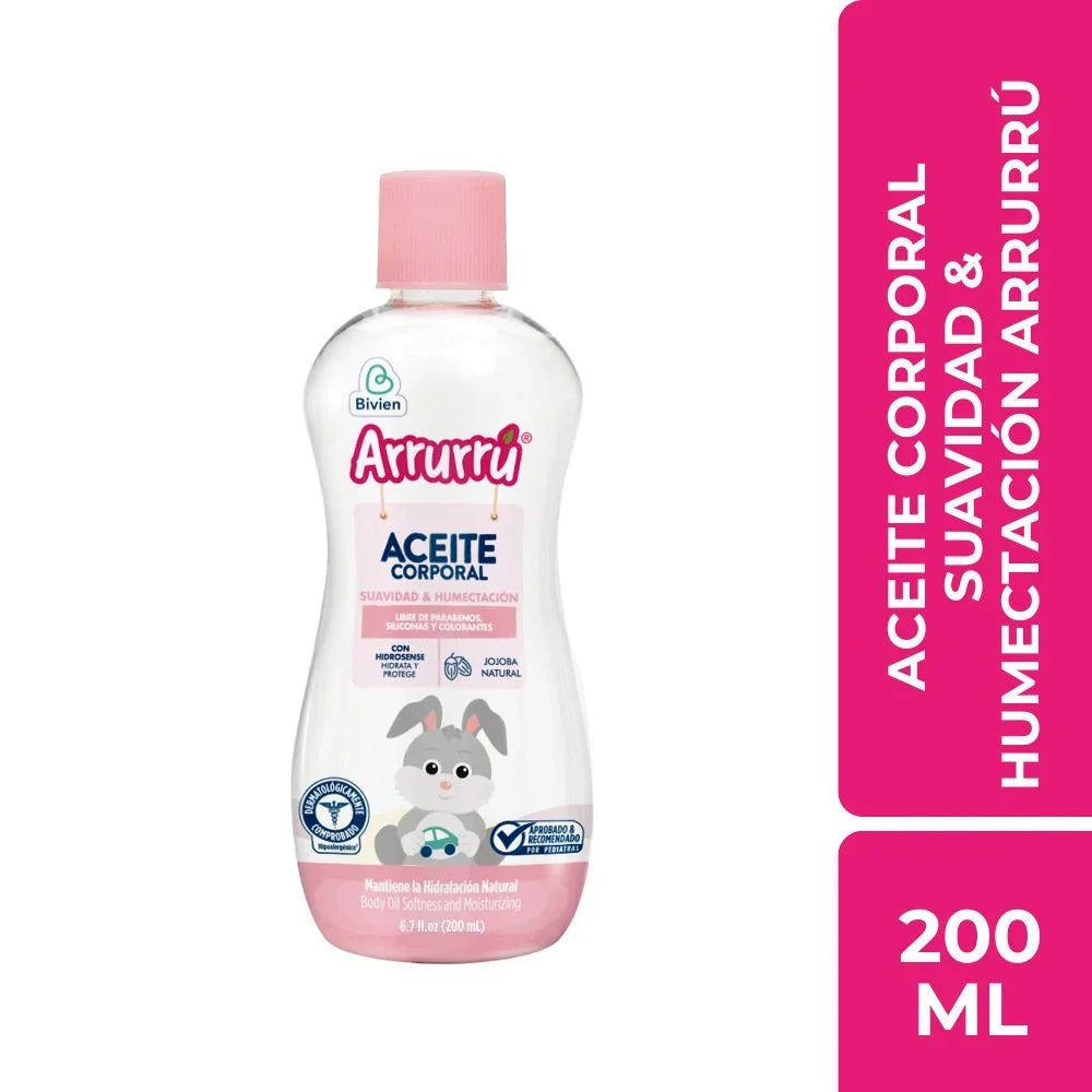 Aceite corporal Arrurrú suavidad y humectación - 200 ml