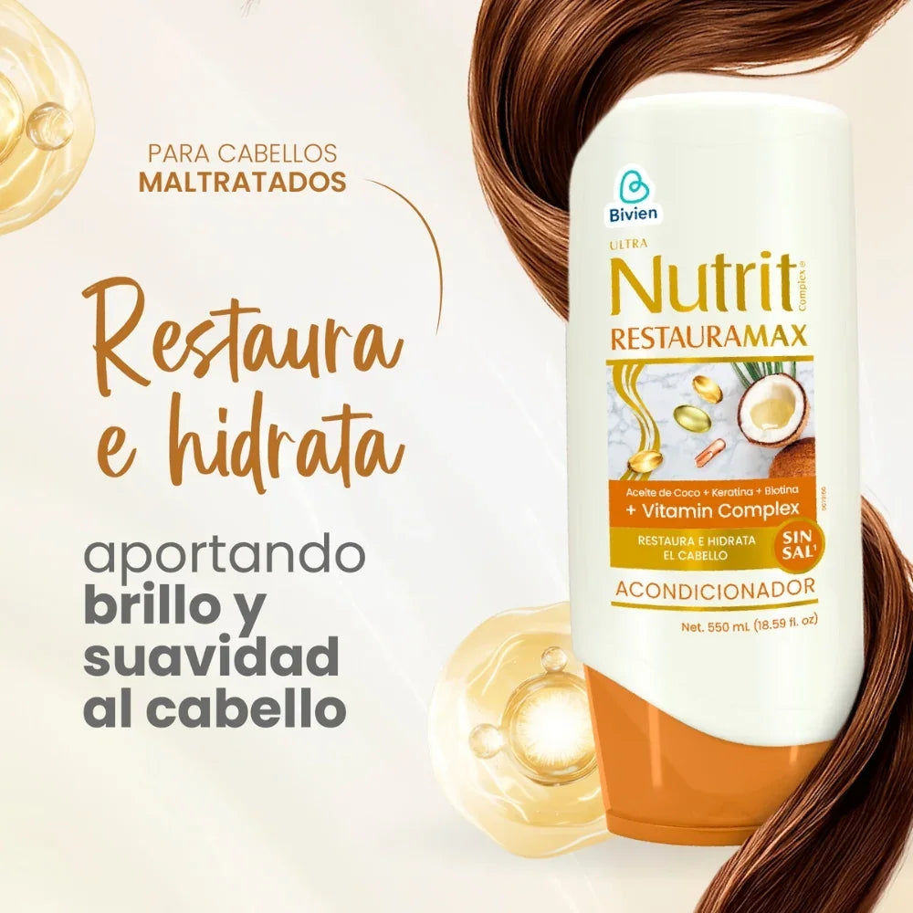 Acondicionador Nutrit Restauramax - 550 ml