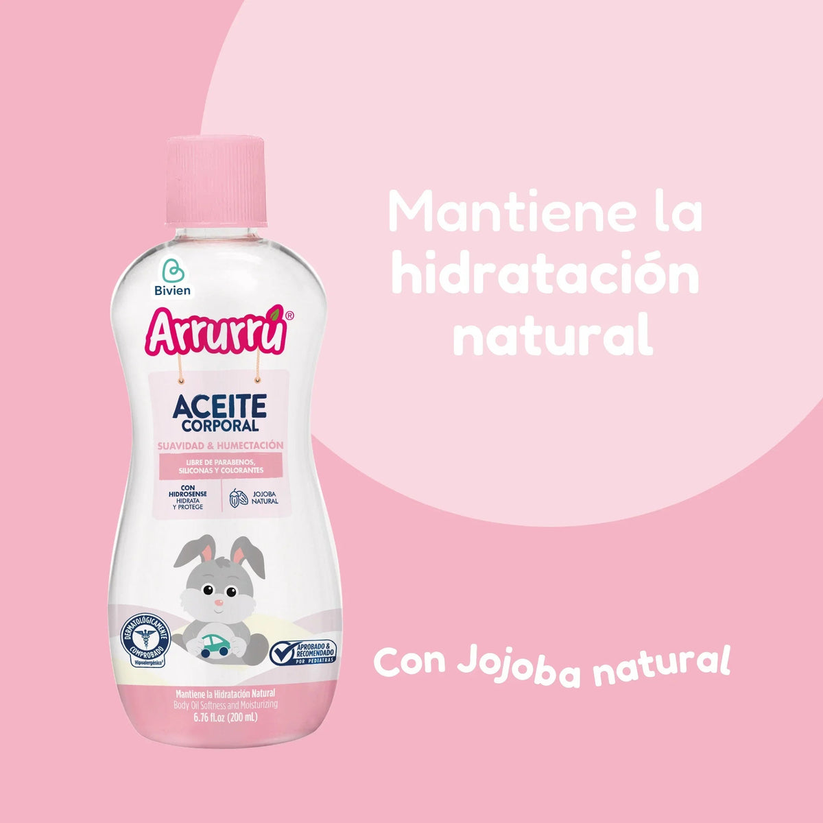 Aceite corporal Arrurrú suavidad y humectación - 120 ml