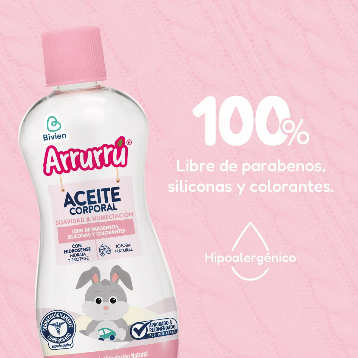Aceite corporal Arrurrú suavidad y humectación - 120 ml