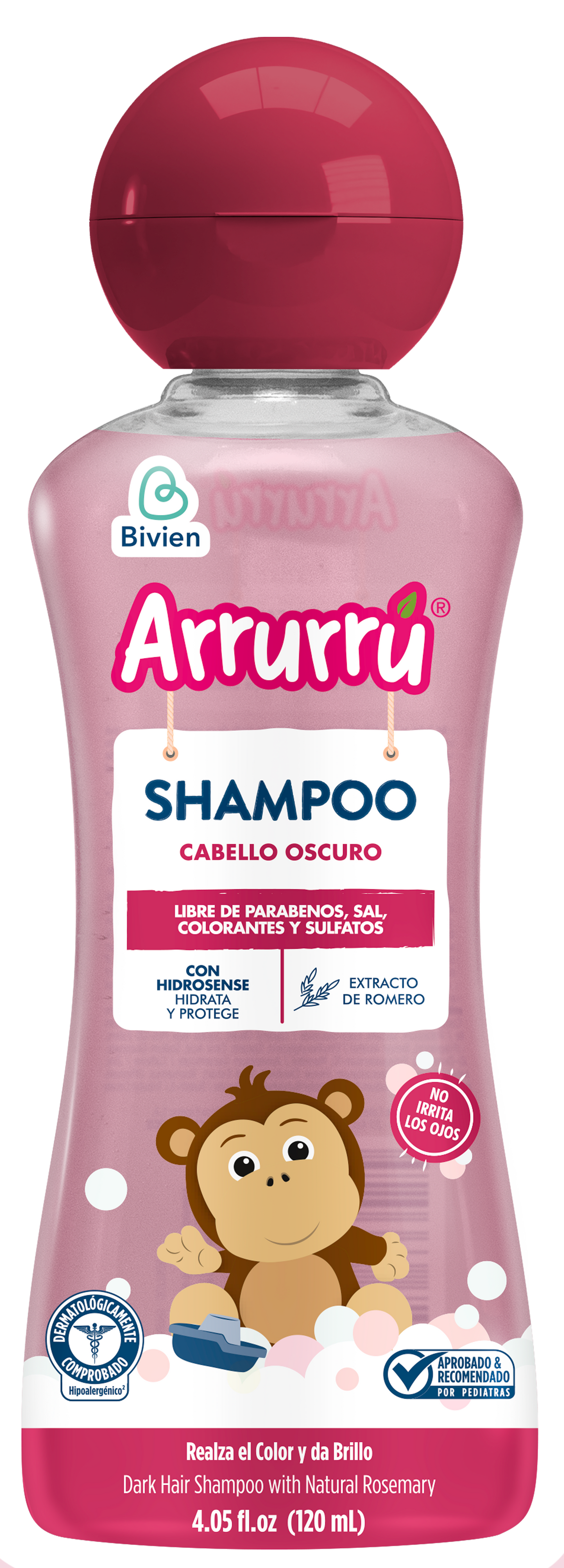 Shampoo Arrurrú Cabello Oscuro - 120 ml