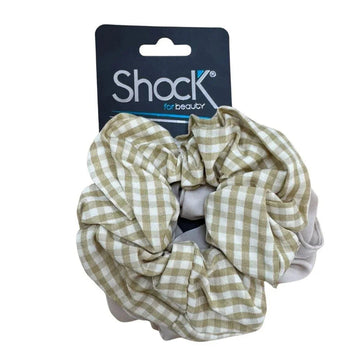 Bamba Shock beige y cuadros