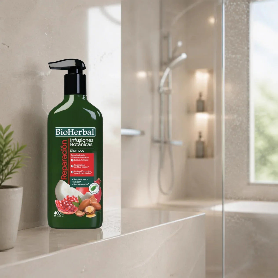 Shampoo Bioherbal reparación - 400 ml