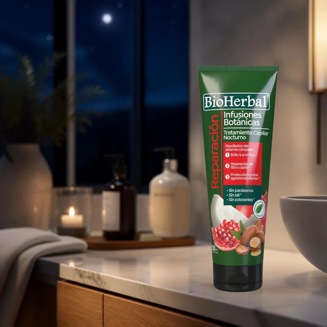 Tratamiento nocturno Bioherbal reparación - 250 ml