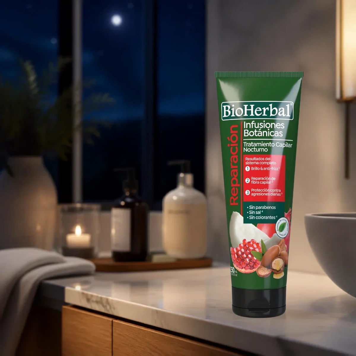 Tratamiento nocturno Bioherbal reparación - 250 ml