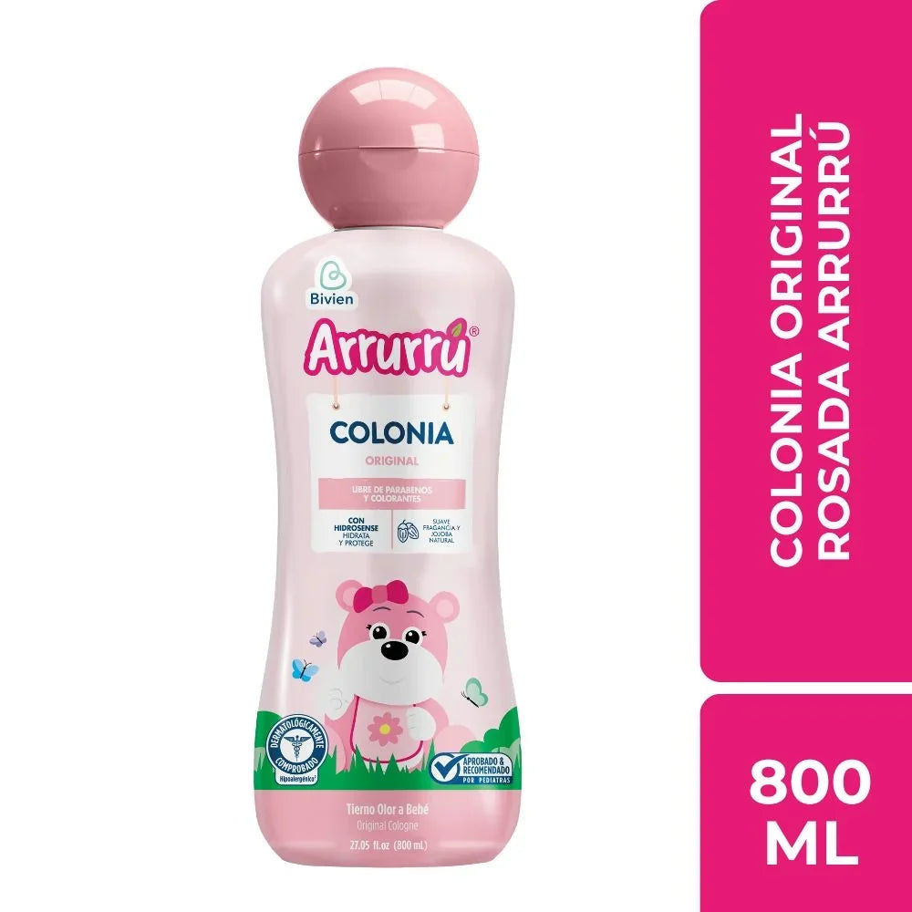 Colonia Arrurrú original rosada - 800 ml