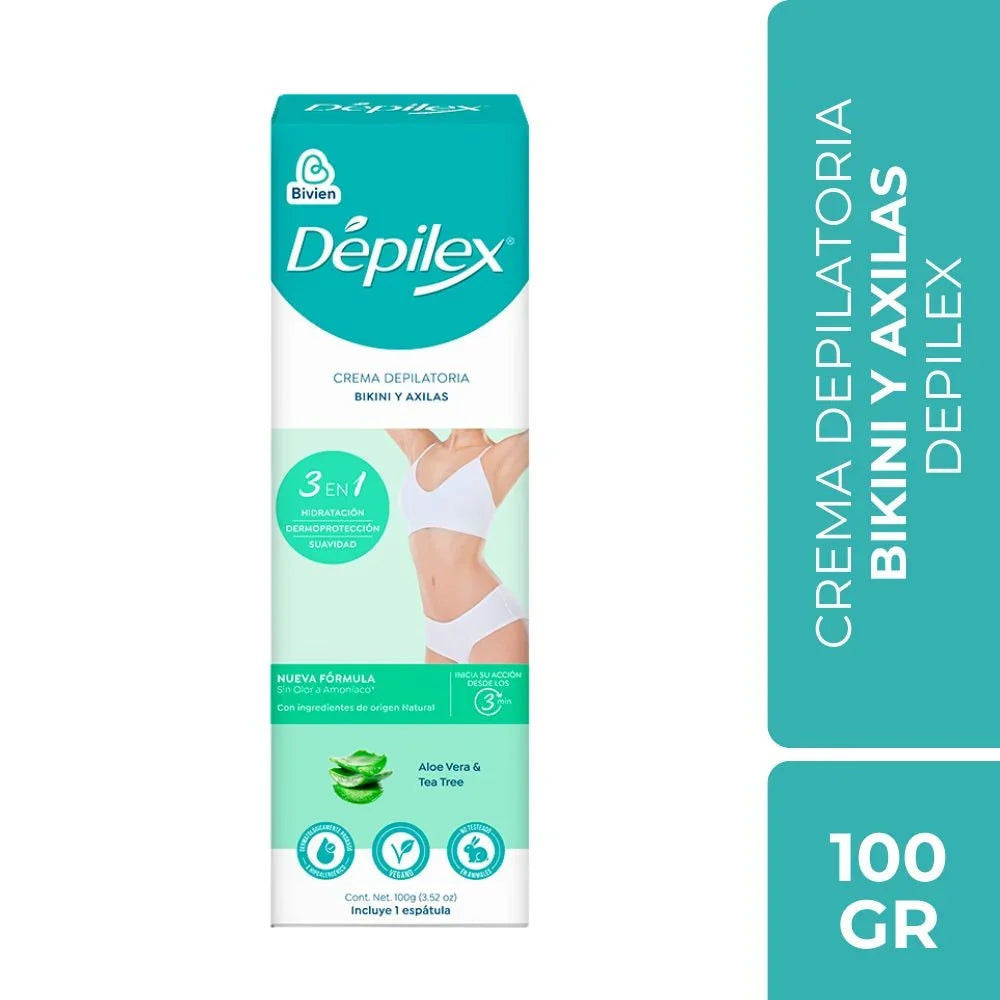 Crema depilatoria Depilex para bikini y axilas - 100 gr