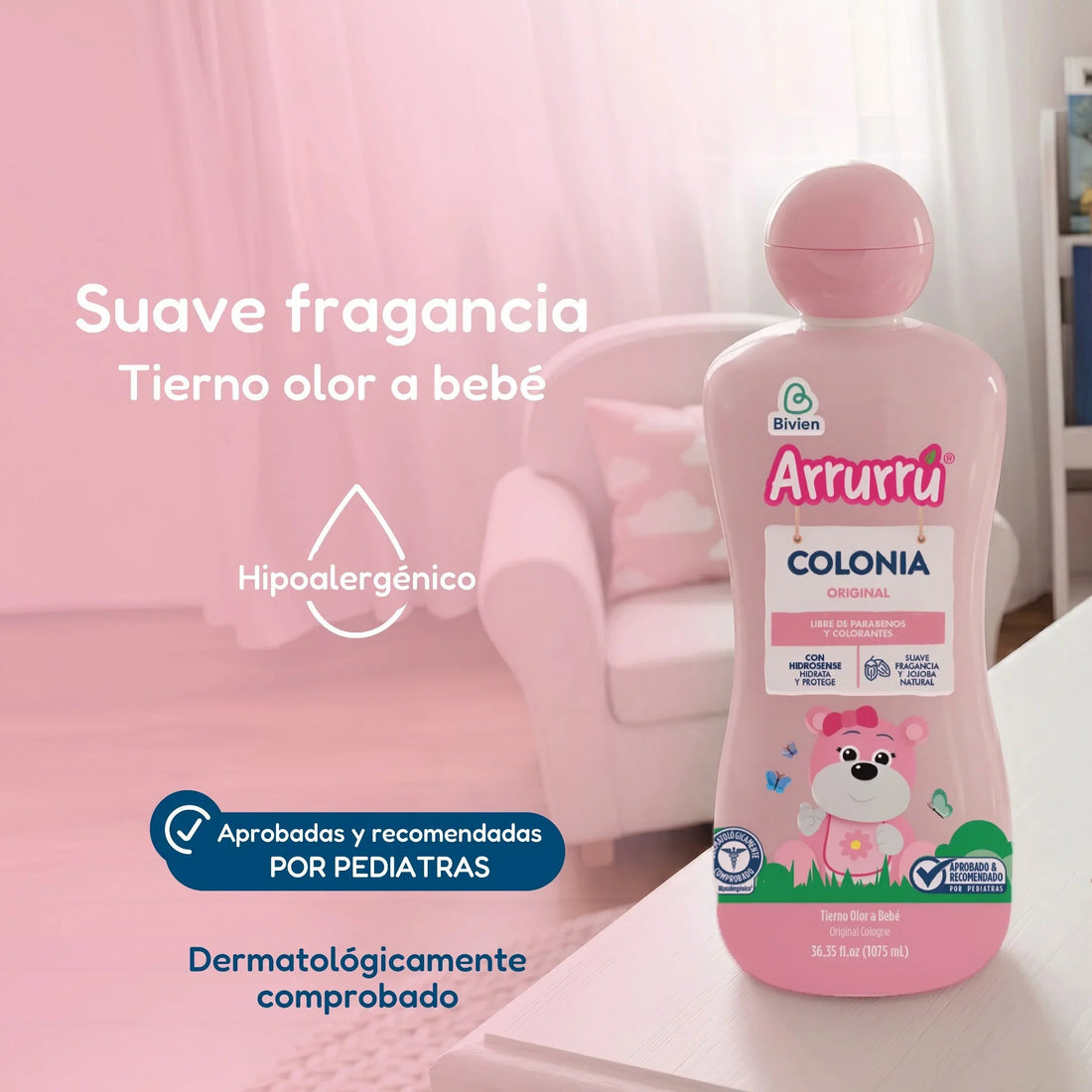 Colonia Arrurrú Original rosada - 1075 ml
