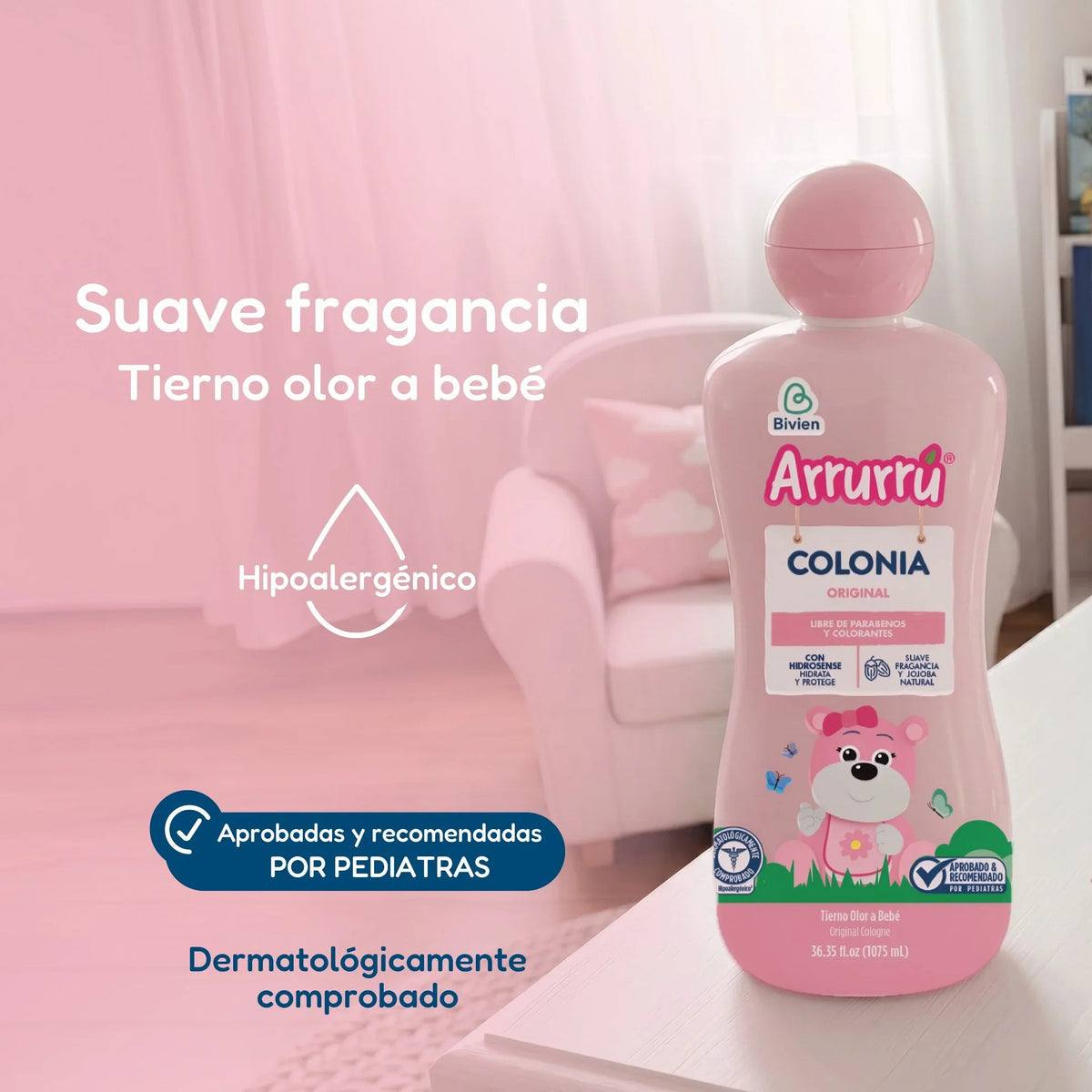 Colonia Arrurrú Original rosada - 1075 ml