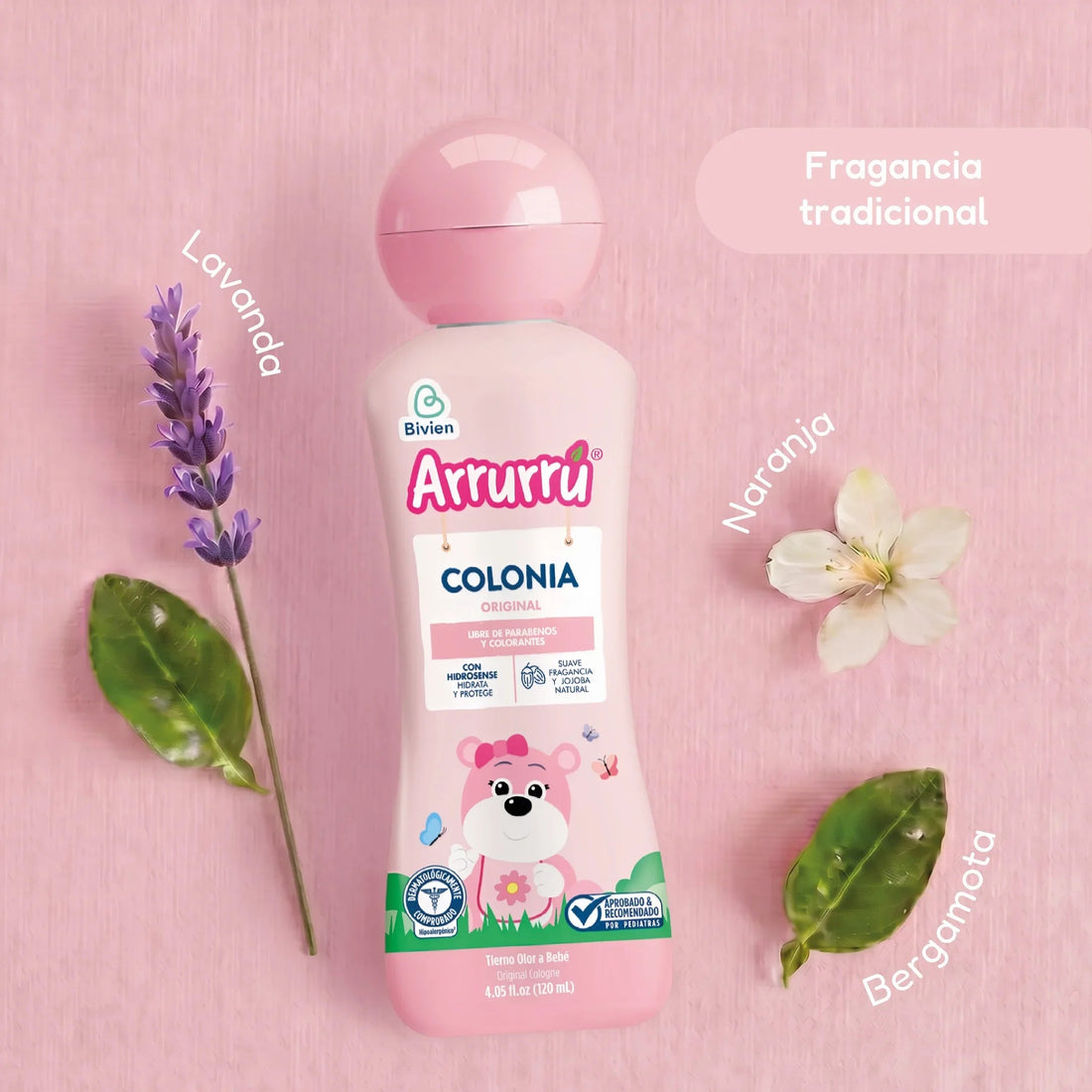 Colonia Arrurrú original rosada - 120 ml