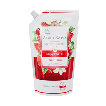 Jabón líquido Aromasense frutos rojos doypack - 800 ml