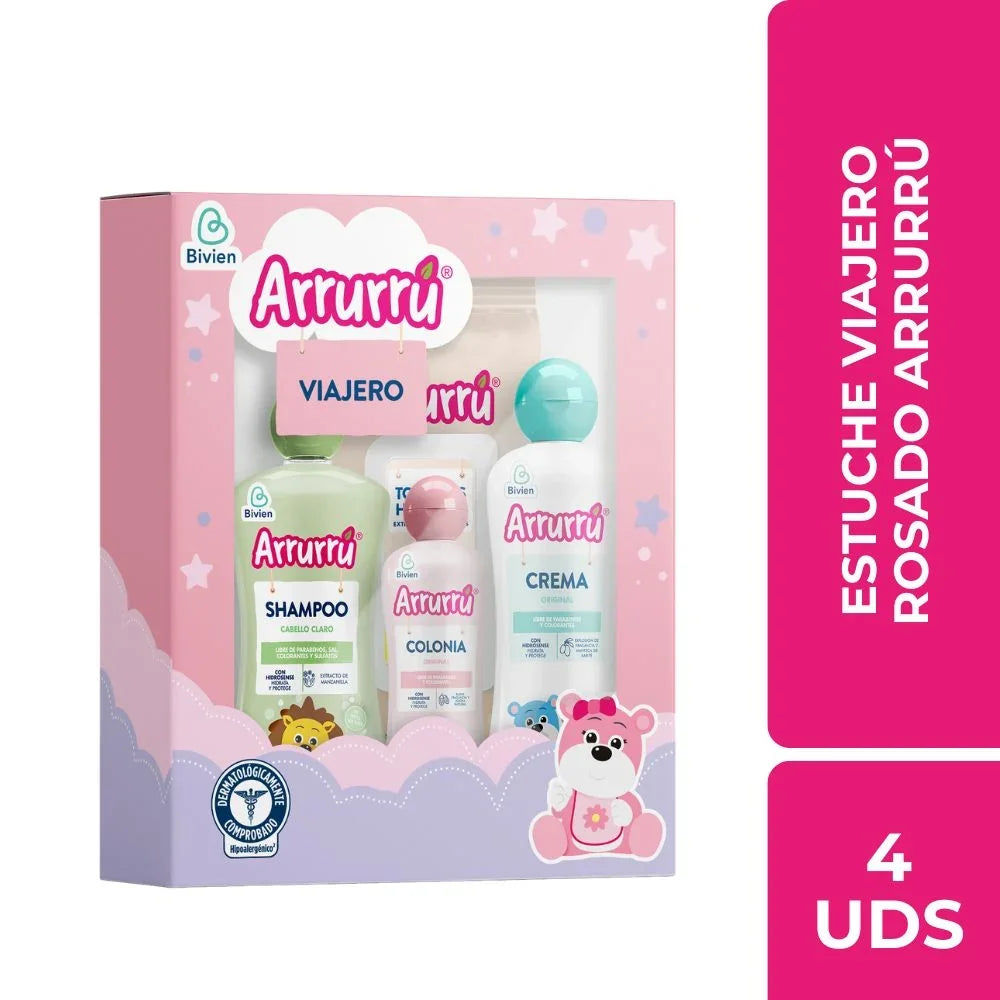 Estuche Arrurrú viajero rosado - Arrurrú
