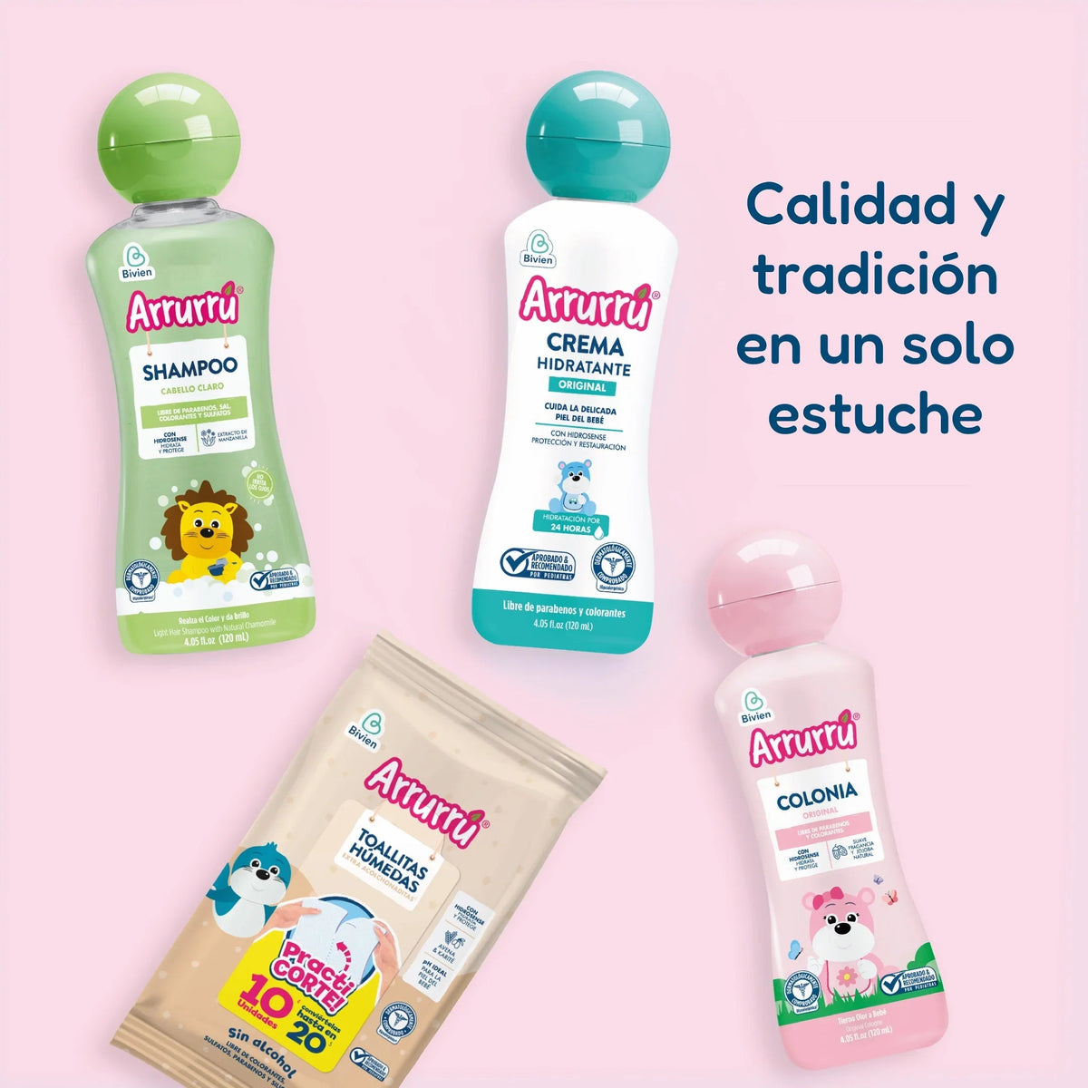 Estuche Arrurrú viajero rosado - Arrurrú