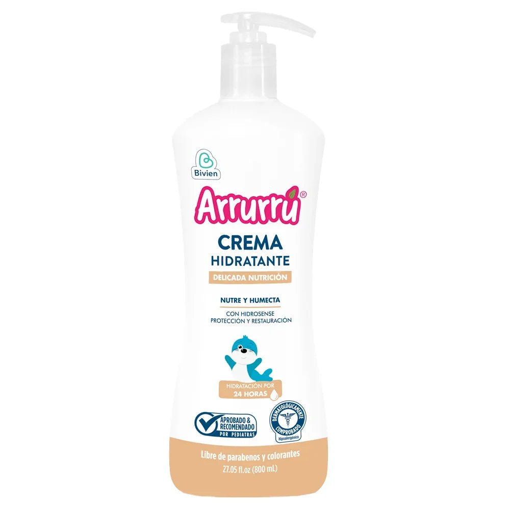 Crema hidratante Arrurrú delicada nutrición - 800 ml