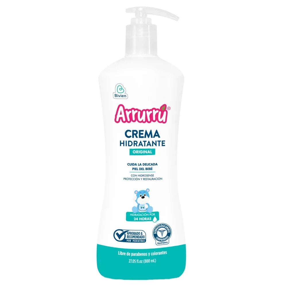 Crema hidratante Arrurrú original - 800 ml