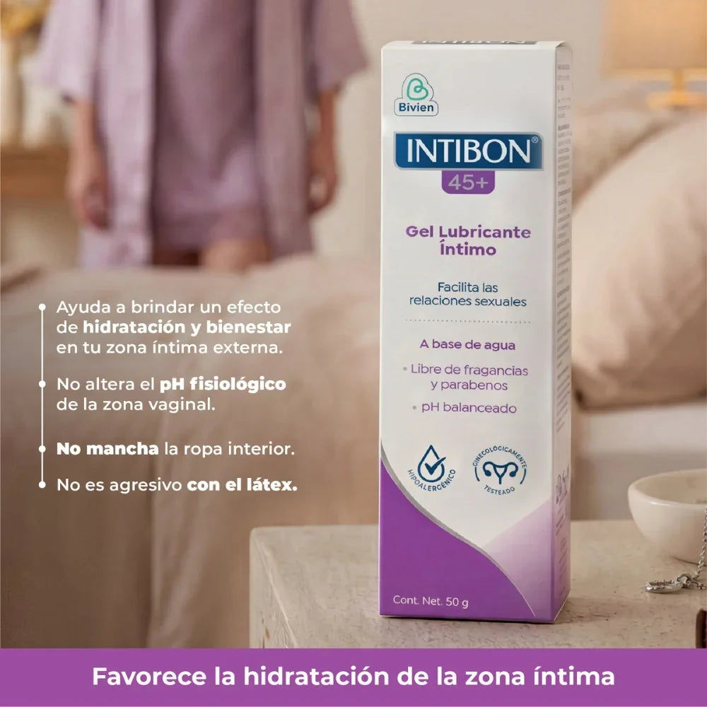 Gel lubricante íntimo Intibon 45+ - 50 gr