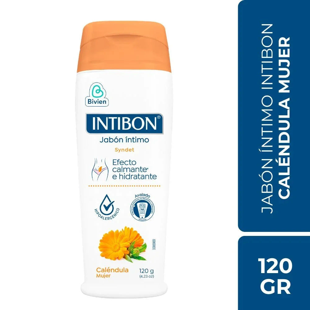 Jabón íntimo Intibon caléndula mujer - 120 gr