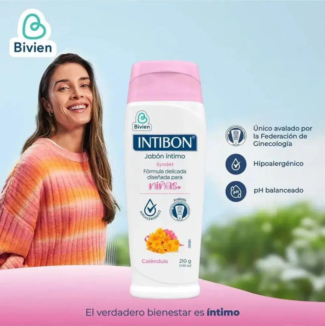 Jabón íntimo Intibon caléndula niñas - 210 gr