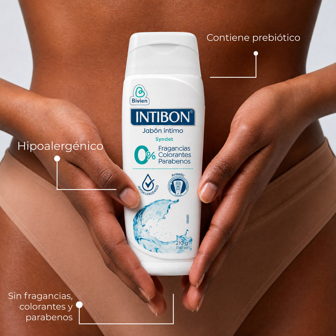 Jabón íntimo Intibon cero - 210 gr