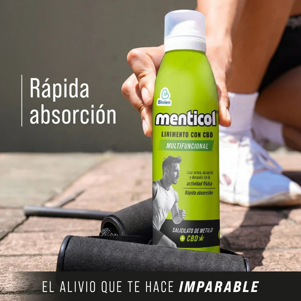 Linimento Menticol con CBD - 180 ml