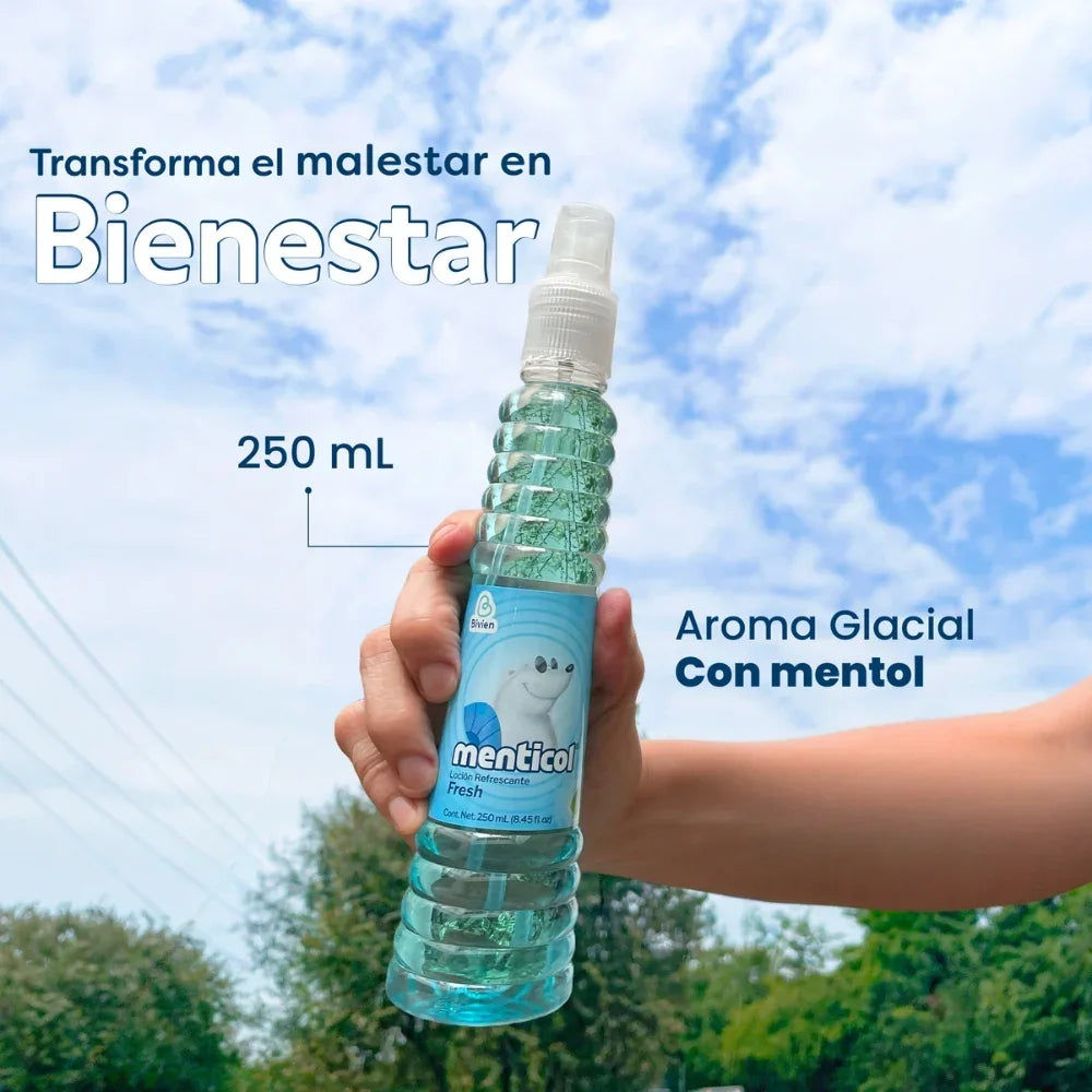 Loción refrescante Menticol fresh válvula - 250 ml