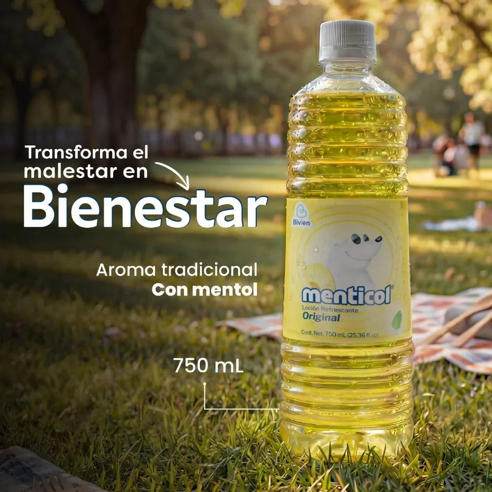 Loción refrescante Menticol original - 750 ml