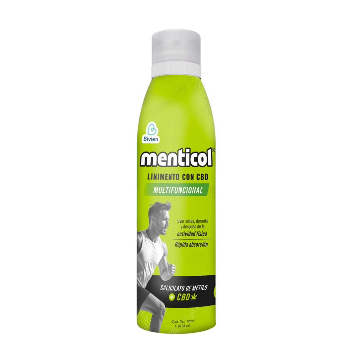 Linimento Menticol con CBD - 180 ml