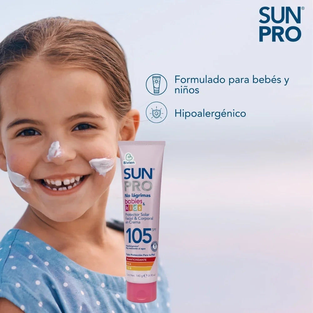 Protector solar babies & kids Sun Pro SPF 105+ - 140 ml