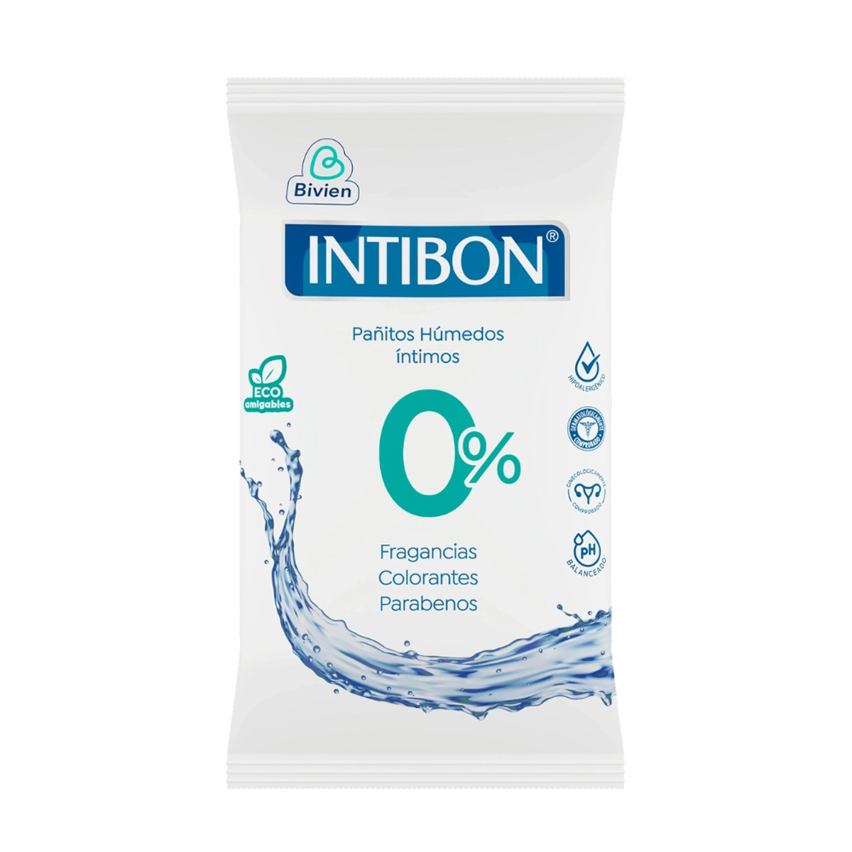 Pañitos húmedos íntimos Intibon 0% - 42 unidades
