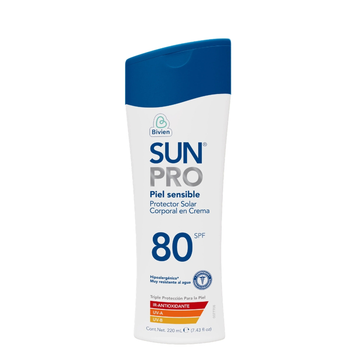 Protector solar corporal Sun Pro piel sensible SPF 80+ - 220 ml