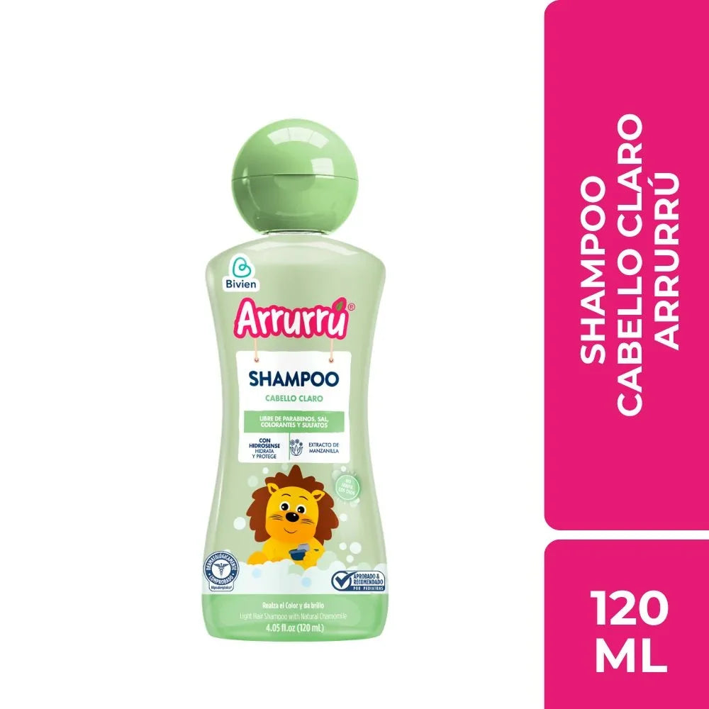Shampoo Arrurrú cabello claro - 120 ml