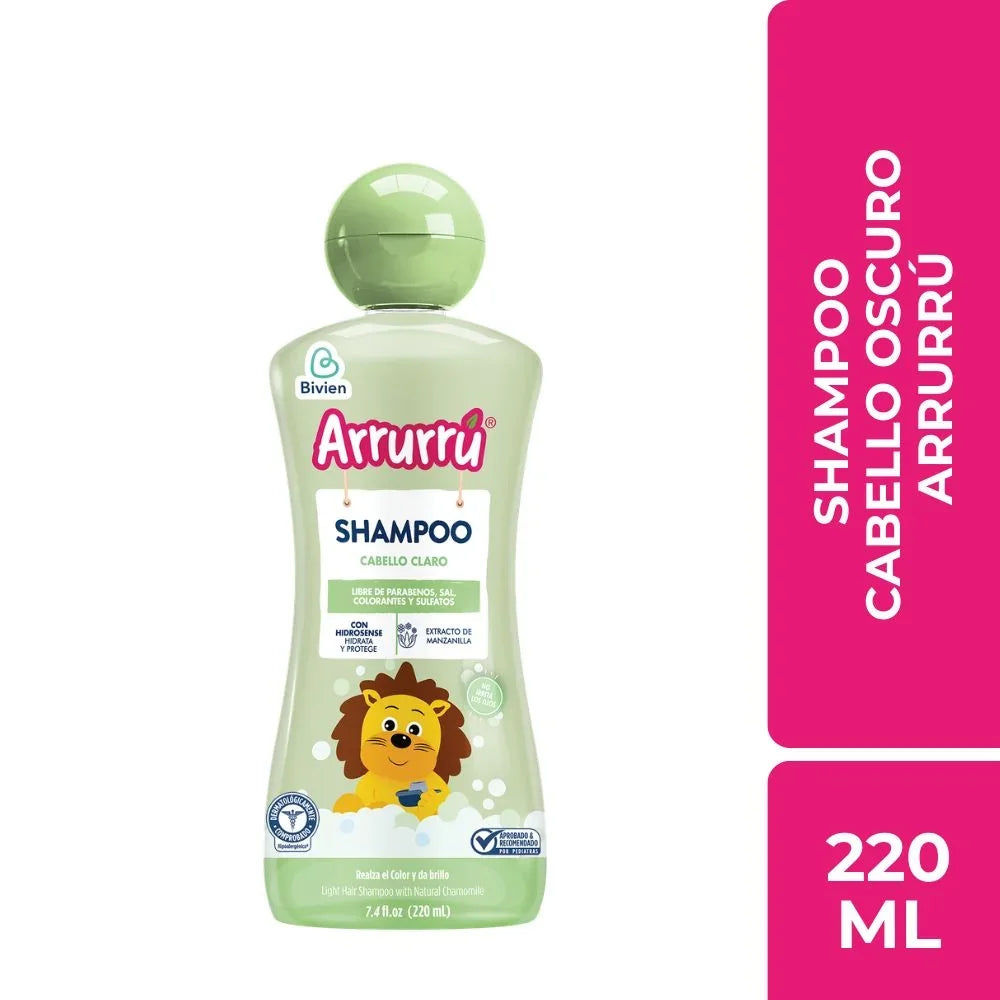Shampoo Arrurrú cabello claro - 220 ml