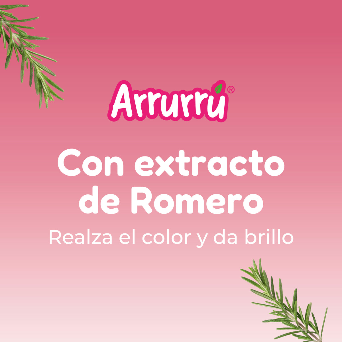 Shampoo Arrurrú cabello oscuro - 400 ml