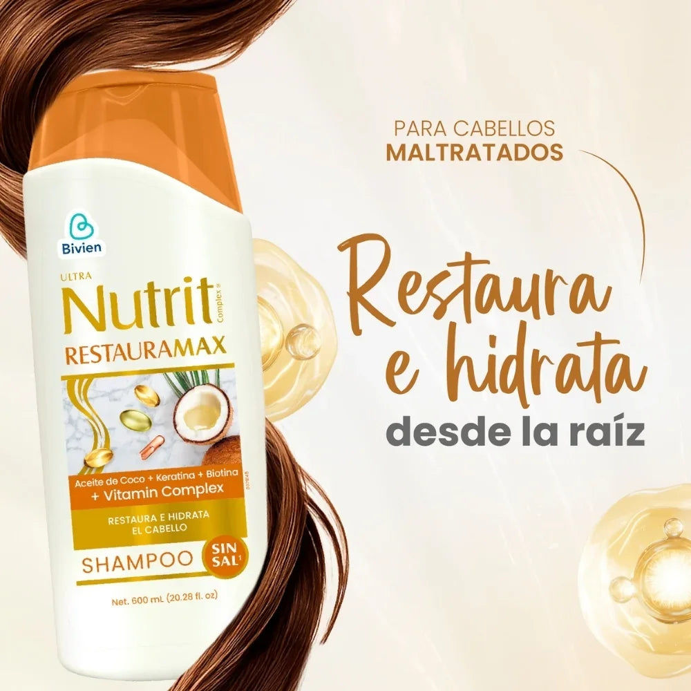 Shampoo Nutrit Restauramax - 600 ml