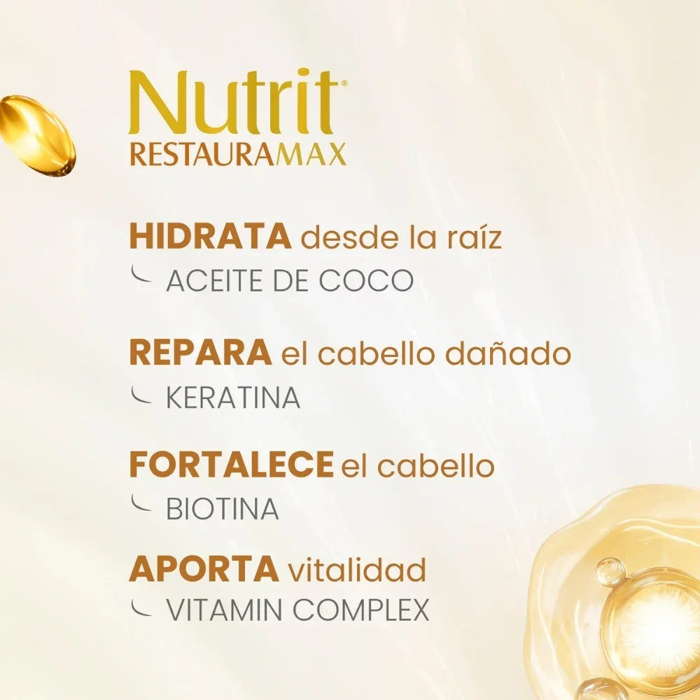 Shampoo Nutrit Restauramax - 600 ml