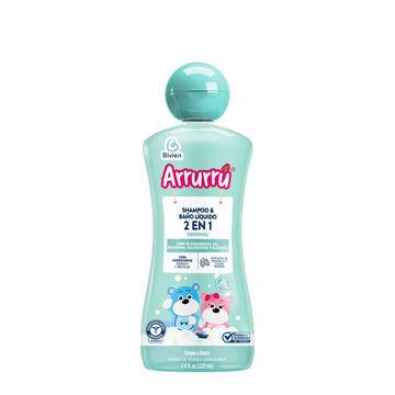 Shampoo Arrurrú shampoo y baño líquido 2 en 1 original - 400 ml