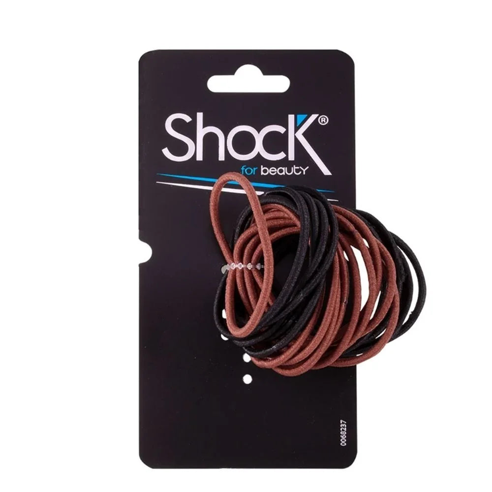 Cauchos Shock basic negro - 20 unidades