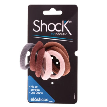 Cauchos Shock elásticos basic color - 8 unidades