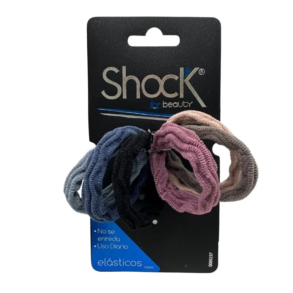 Cauchos de tela Shock onda colors - 6 unidades