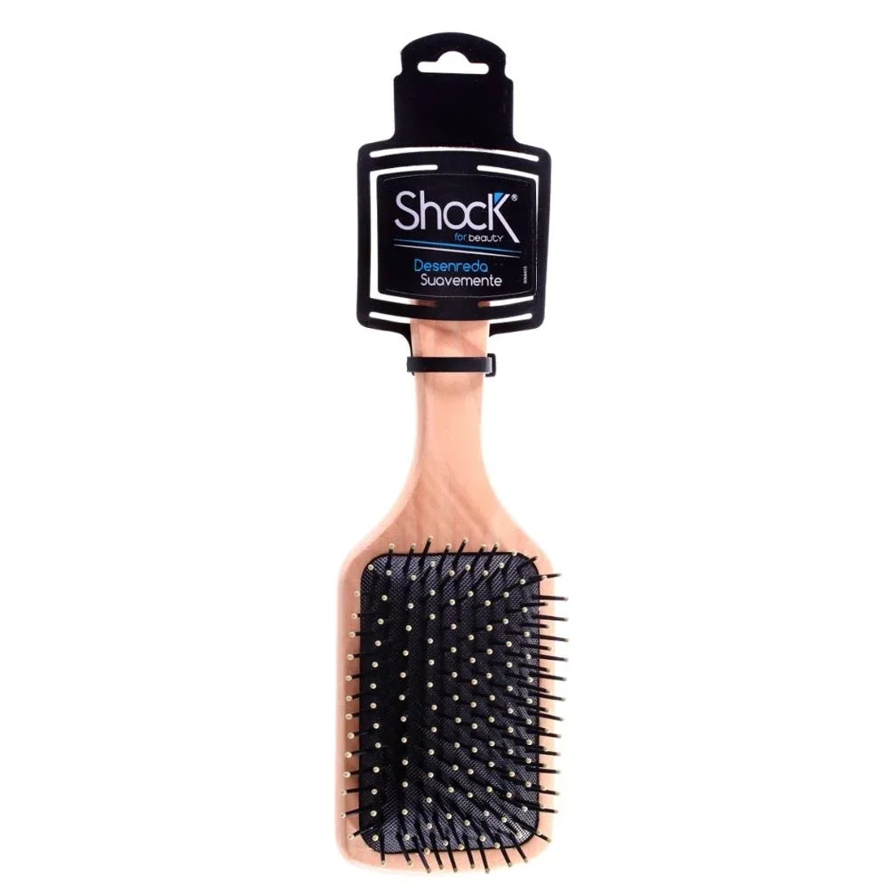 Cepillo paleta Shock madera punta revestida