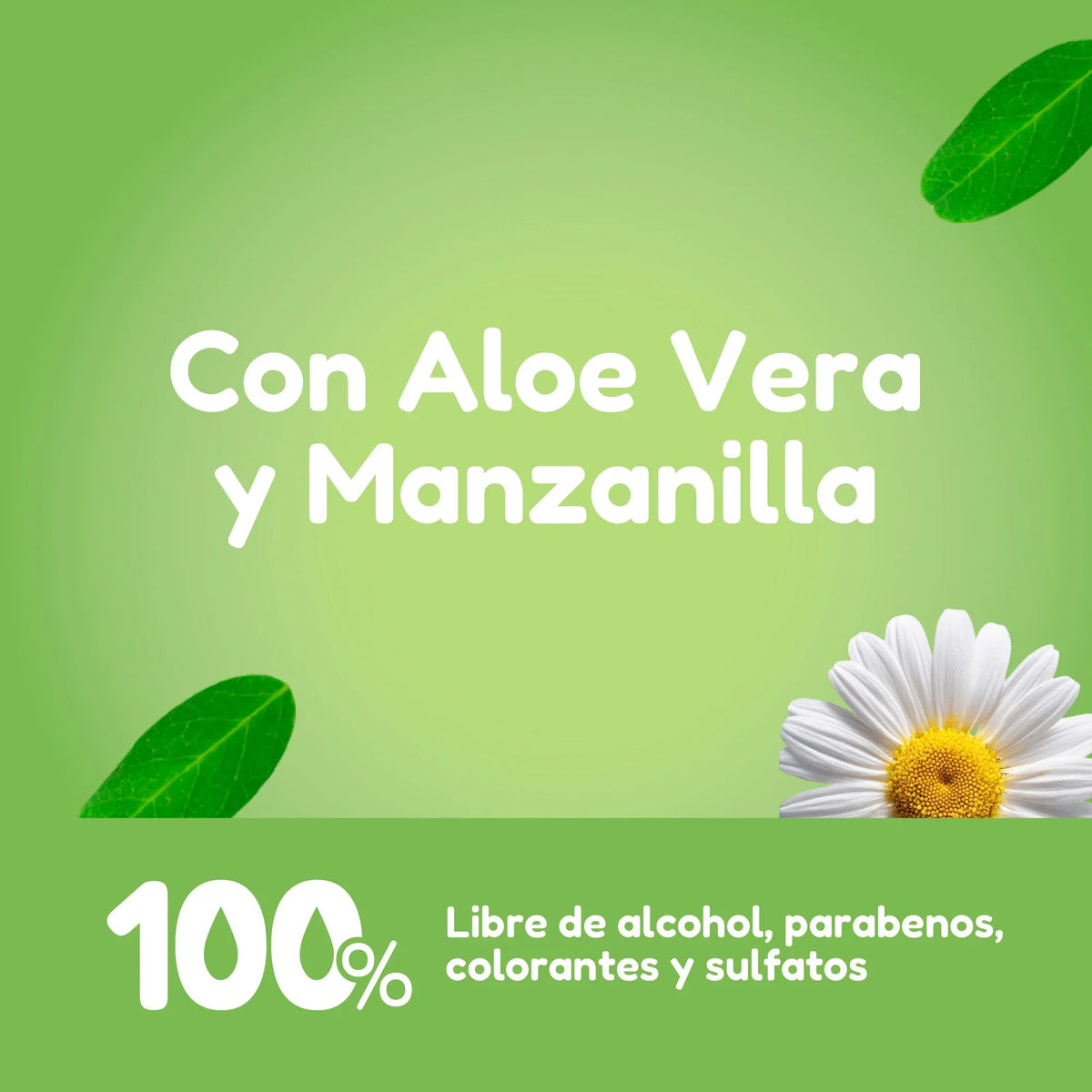 Toallitas húmedas Arrurrú aloe vera & manzanilla - 100 unidades