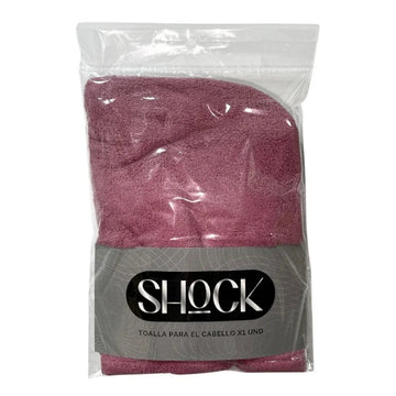 Toalla Shock para cabello morada - 1 ud