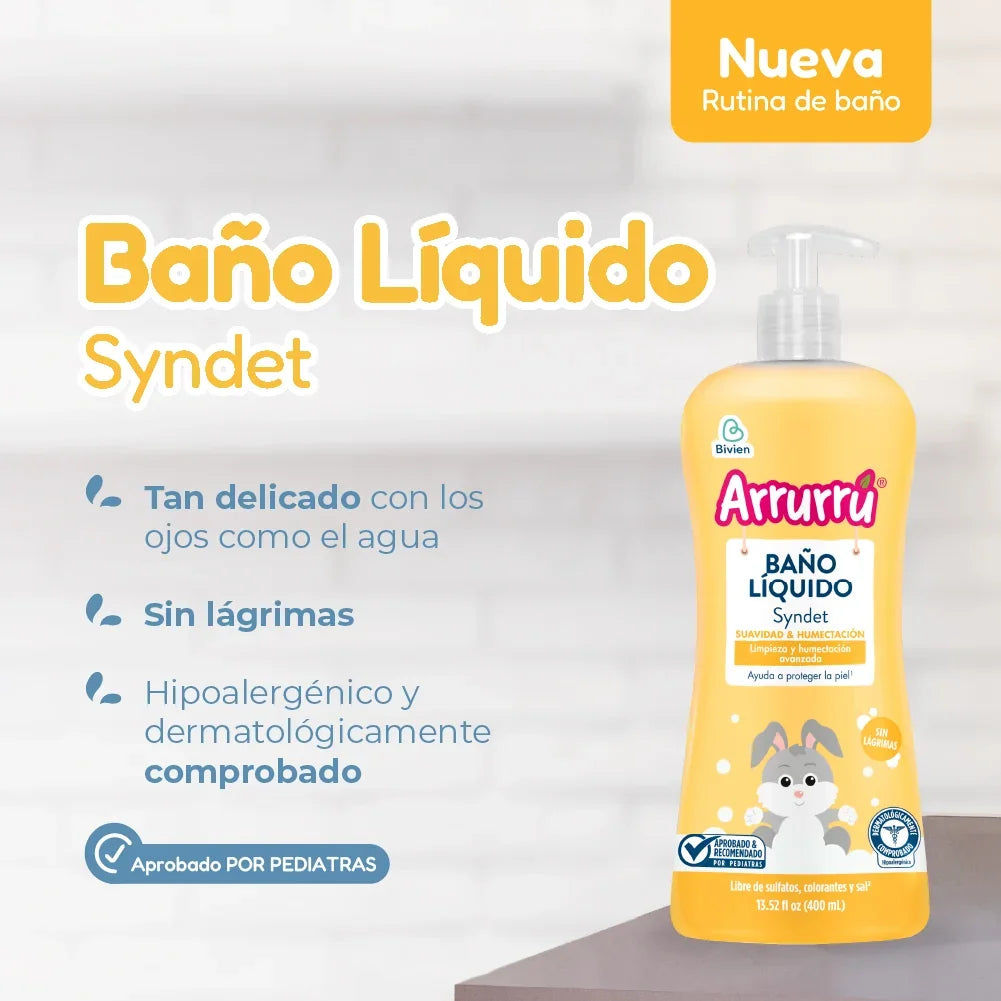 Baño líquido Arrurrú Suavidad y Humectación - 220 ml