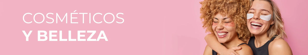 Banner Cosméticos y Belleza: dos mujeres sonriendo con parches en los ojosslider_item_Lin644
