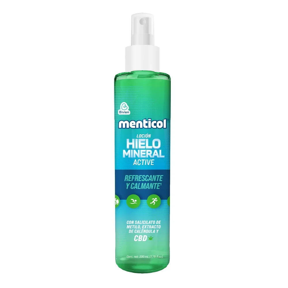 Loción refrescante Menticol hielo mineral - 230 ml