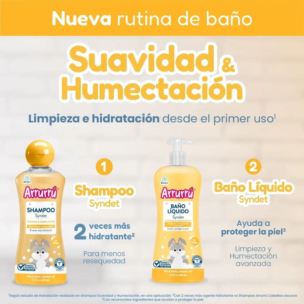 Baño líquido Arrurrú Suavidad y Humectación - 220 ml