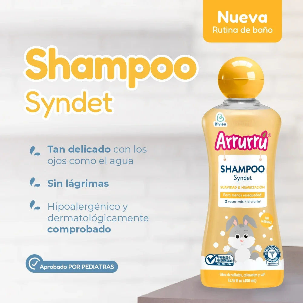 Shampoo Arrurrú Suavidad y Humectación - 400 ml